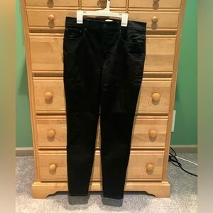 J Crew Size 30 Black Soft & Stretchy Skinny Jeans